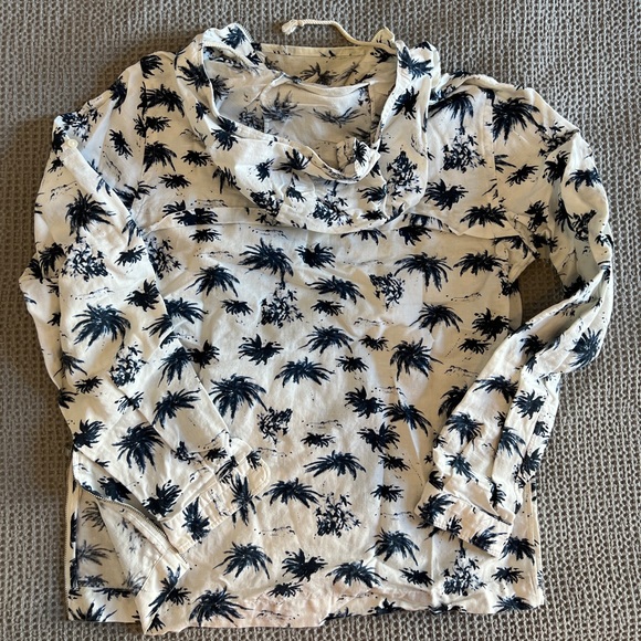 JUST LISTED Zara Men white linen pullover, men’s M - Picture 2 of 4